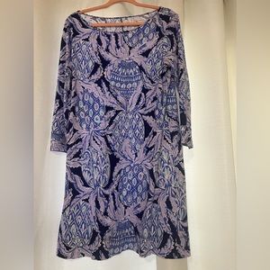 EUC Lilly Pulitzer Sophie UPF 50 shift dress size large